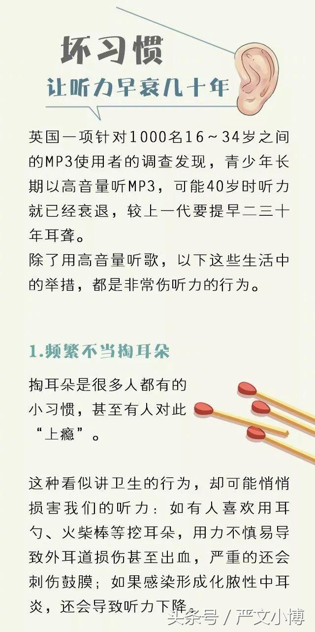 你是个会善待自己耳朵的人么?