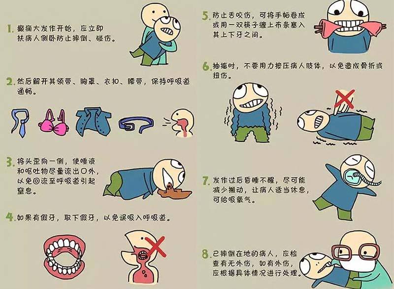 癫痫是一种突发疾病,许多人在遇见患者犯病时会惊慌失措,不知该如何